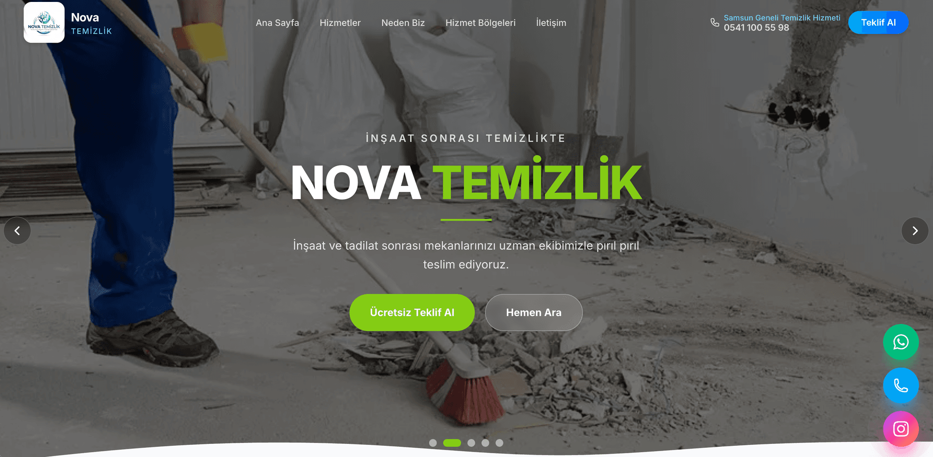 samsunnovatemizlik.com.tr